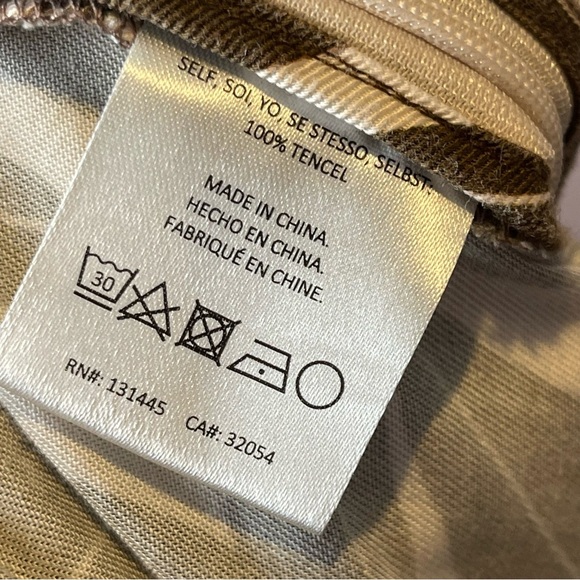 WHIT TWO Linen Cropped Wide-Leg Pants 16W - Picture 12 of 13